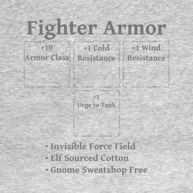 Fighter Armor: Role Playing DND 5e Pathfinder RPG Tabletop RNG by rayrayray90